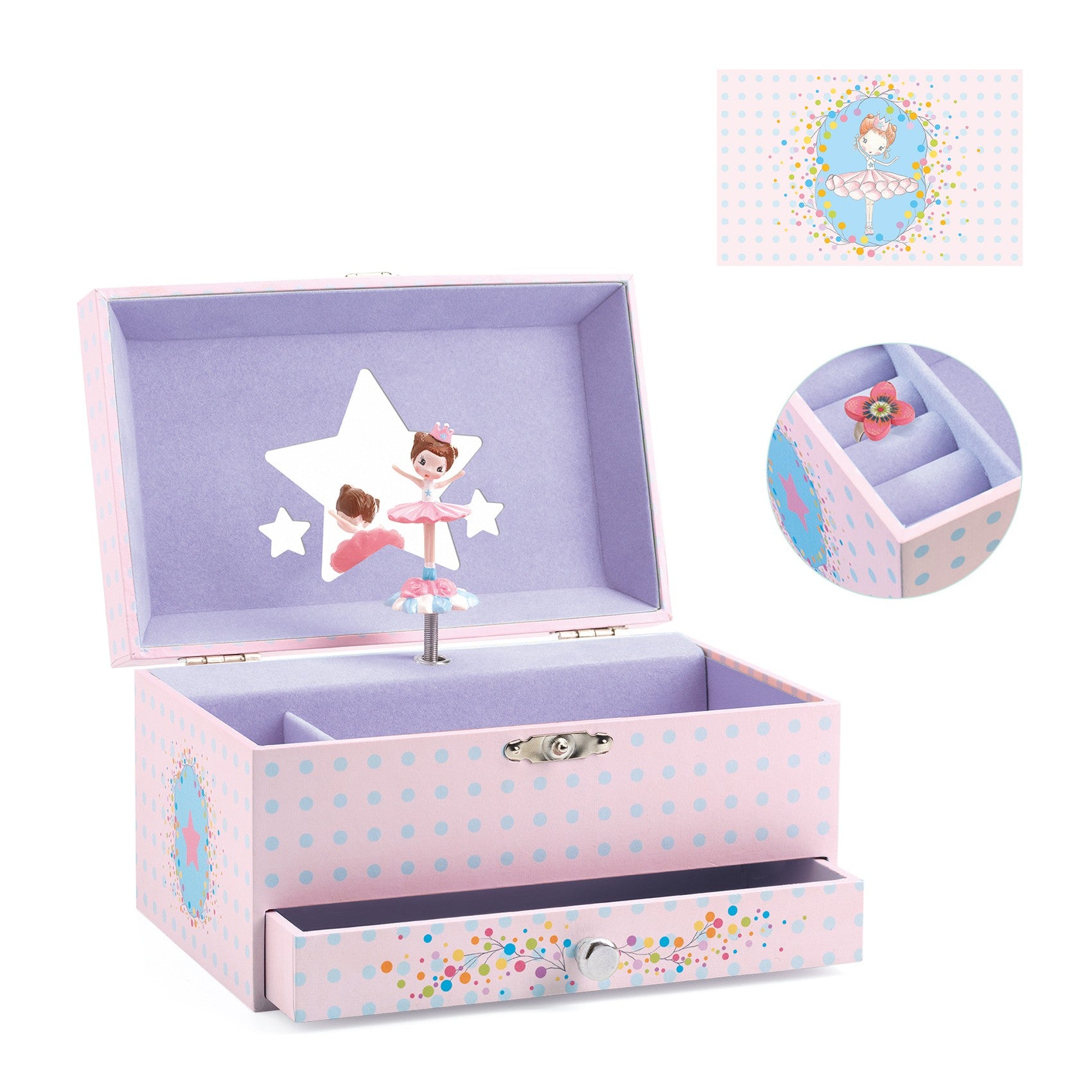 Djeco Szkatułka z pozytywką Ballerina - 4kidspoint.pl