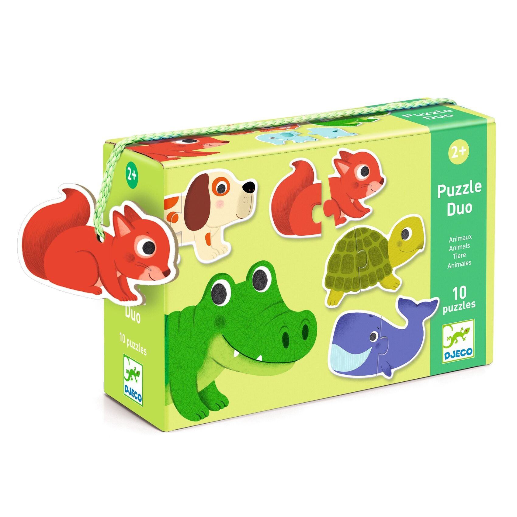 Djeco Puzzle do pary Duo Zwierzątka - 4kidspoint.pl
