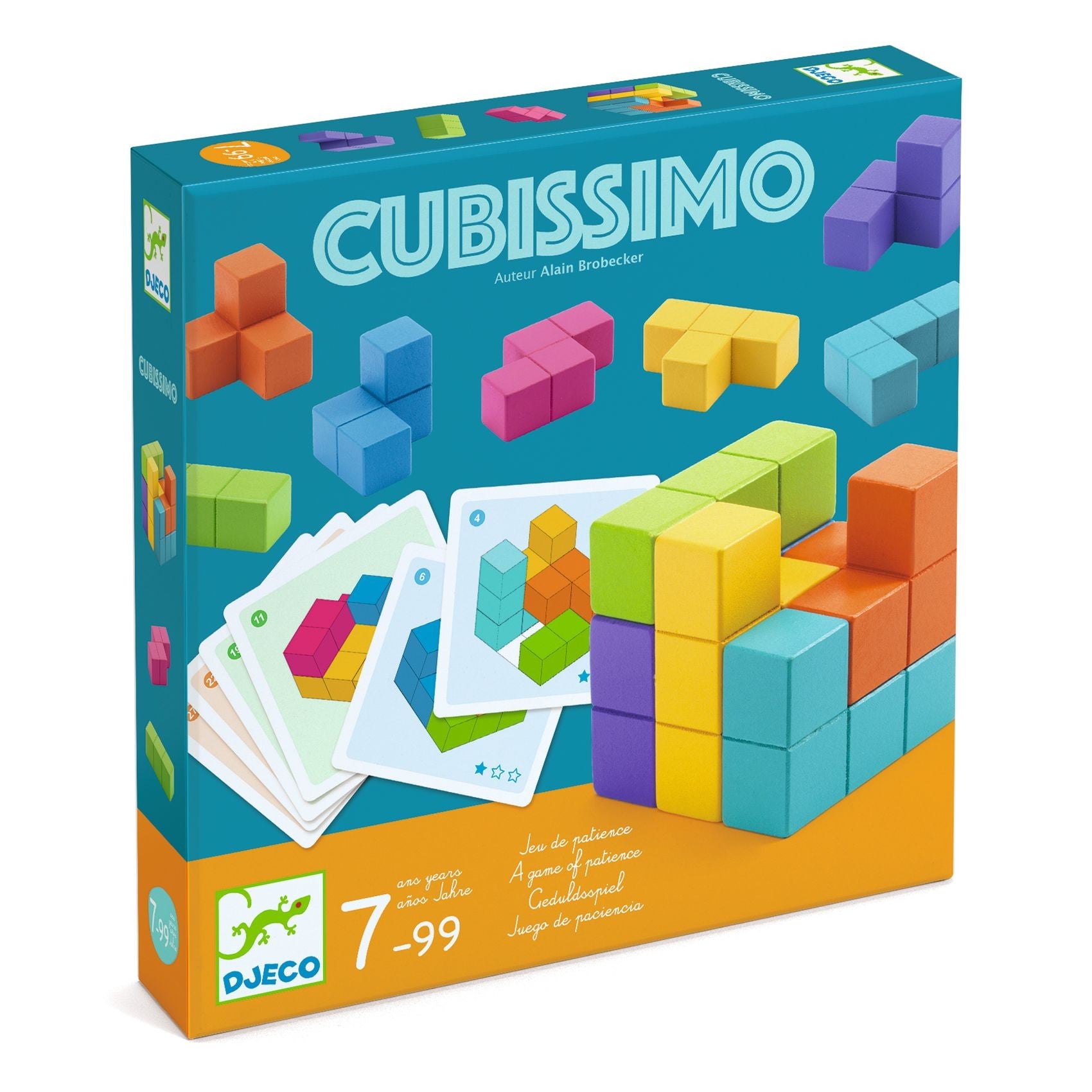 Djeco Gra logiczna rozwija wyobraźnie przestrzenną Cubissimo - 4kidspoint.pl