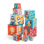 Djeco Kartonowe klocki piramida Plaża - 4kidspoint.pl