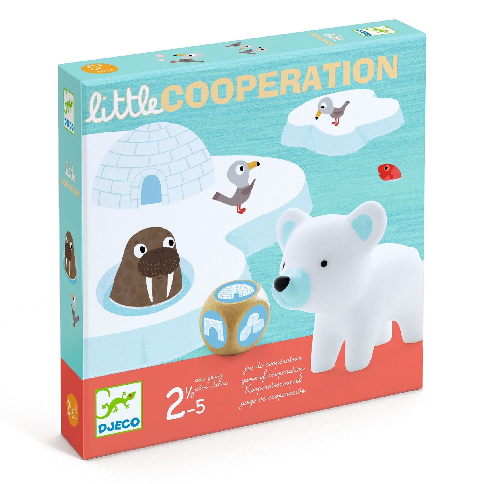Djeco Gra planszowa Little Cooperation Droga do igloo - 4kidspoint.pl