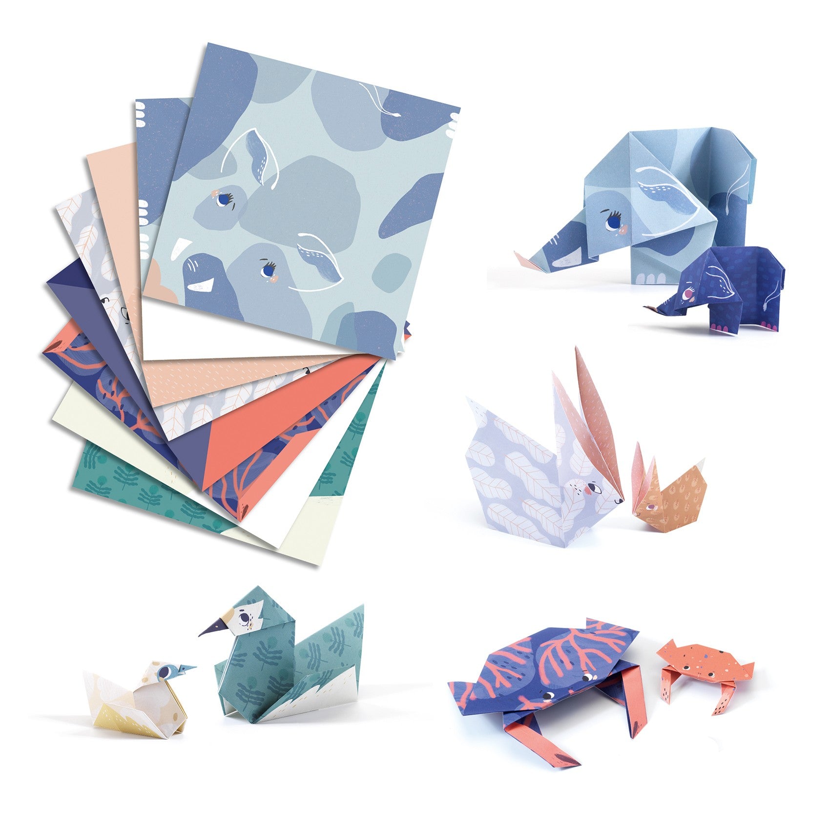 Djeco Zestaw kreatywny Origami Zwierzęta - 4kidspoint.pl