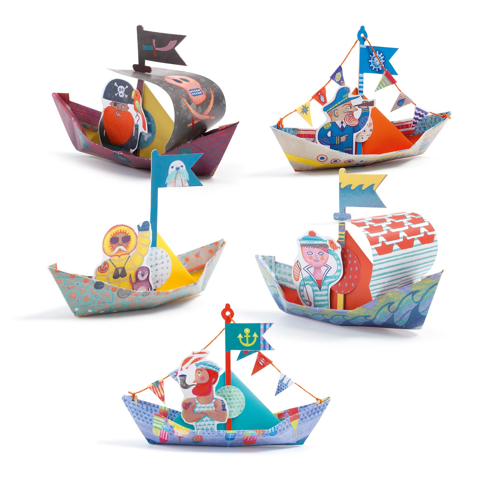 Djeco Zestaw kreatywny Origami Łódki - 4kidspoint.pl