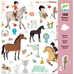 Djeco Naklejki 160 szt. Konie - 4kidspoint.pl