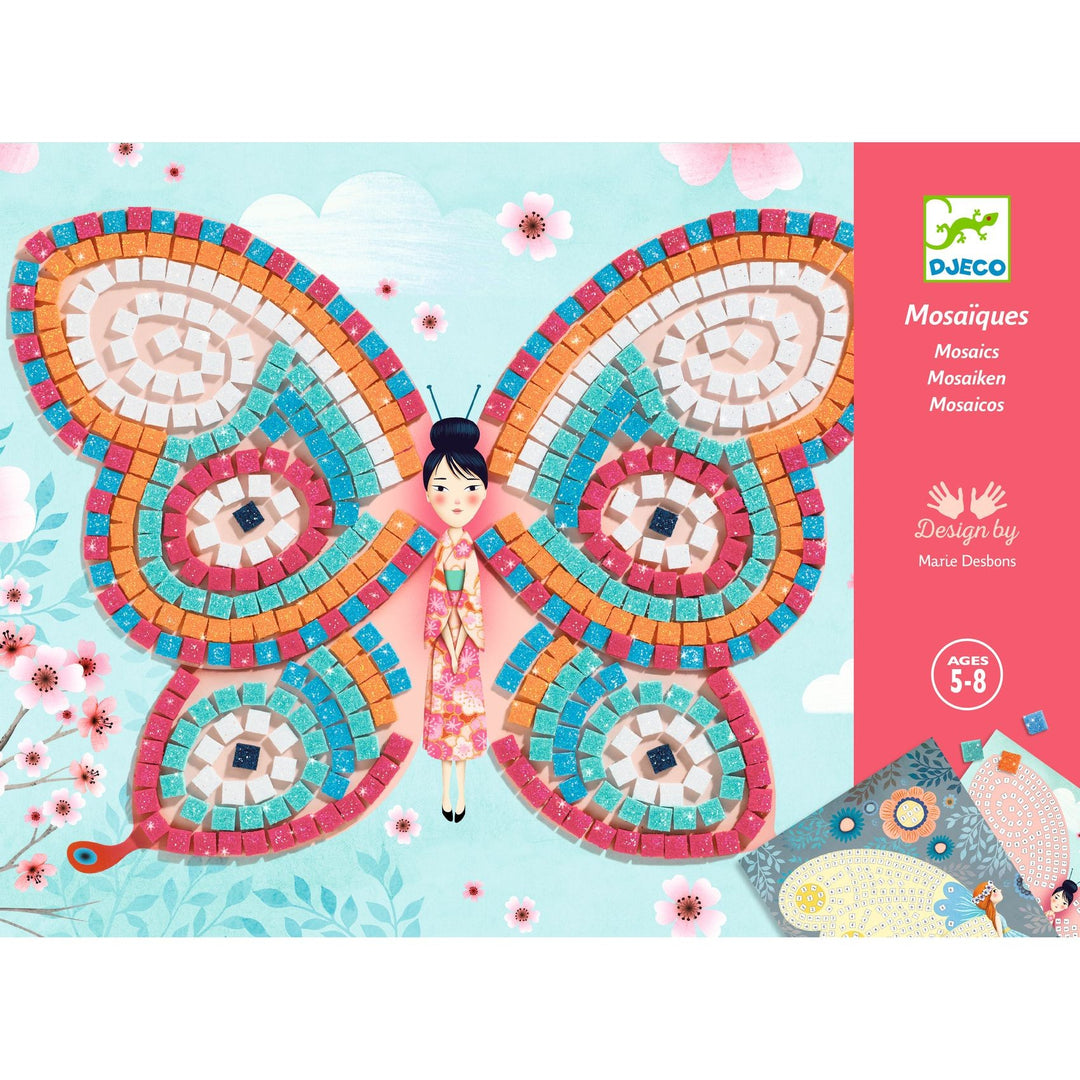 Djeco Zestaw kreatywny Mozaika Motyle - 4kidspoint.pl