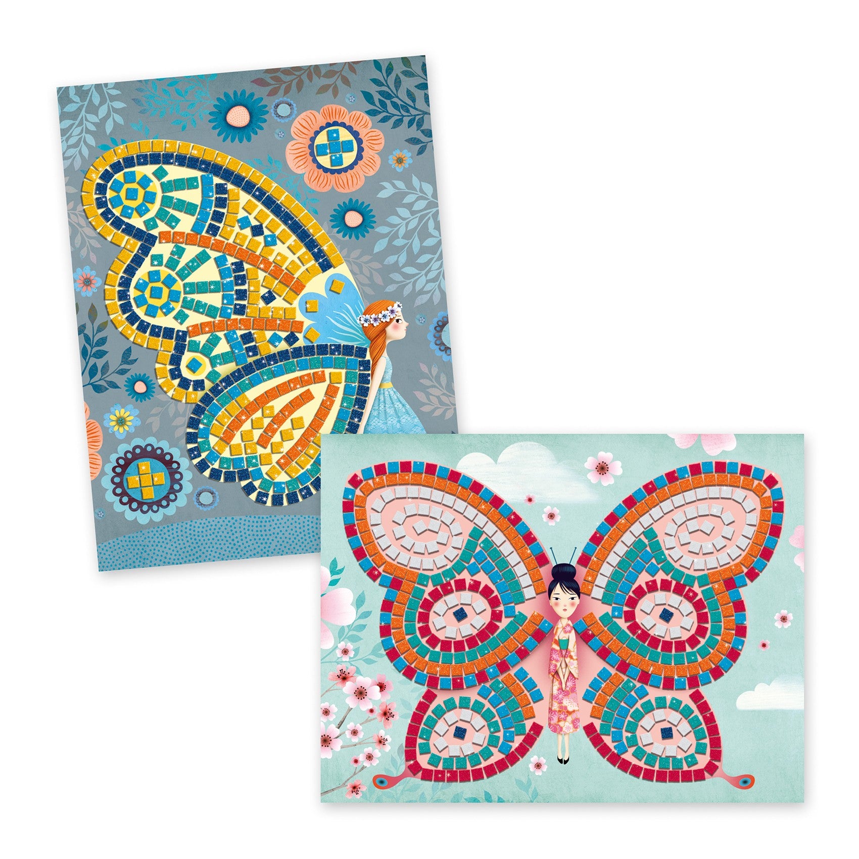 Djeco Zestaw kreatywny Mozaika Motyle - 4kidspoint.pl