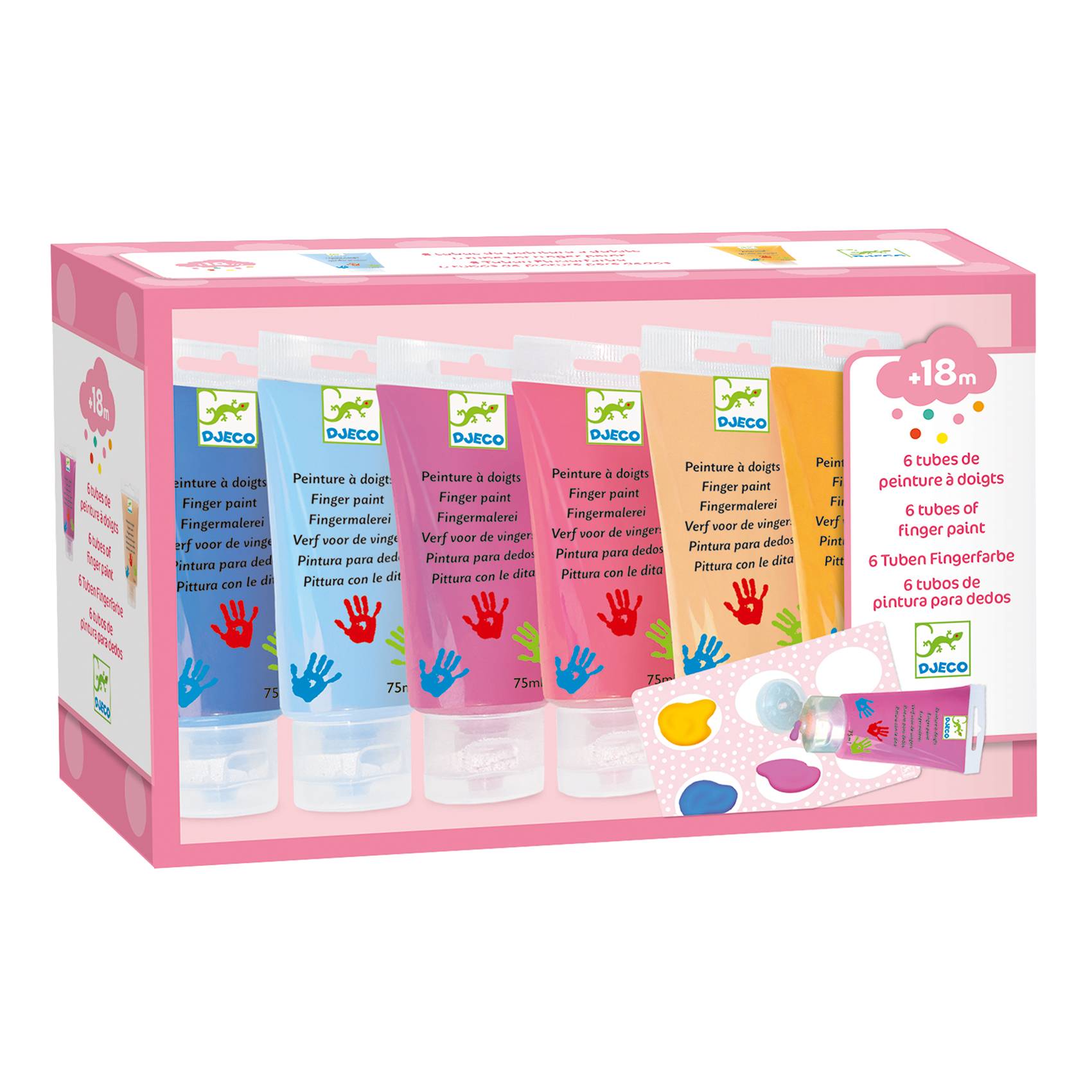 Djeco Farby do malowania palcami Sweet - 4kidspoint.pl