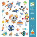 Djeco Naklejki dla dzieci Kosmos 160 szt. - 4kidspoint.pl