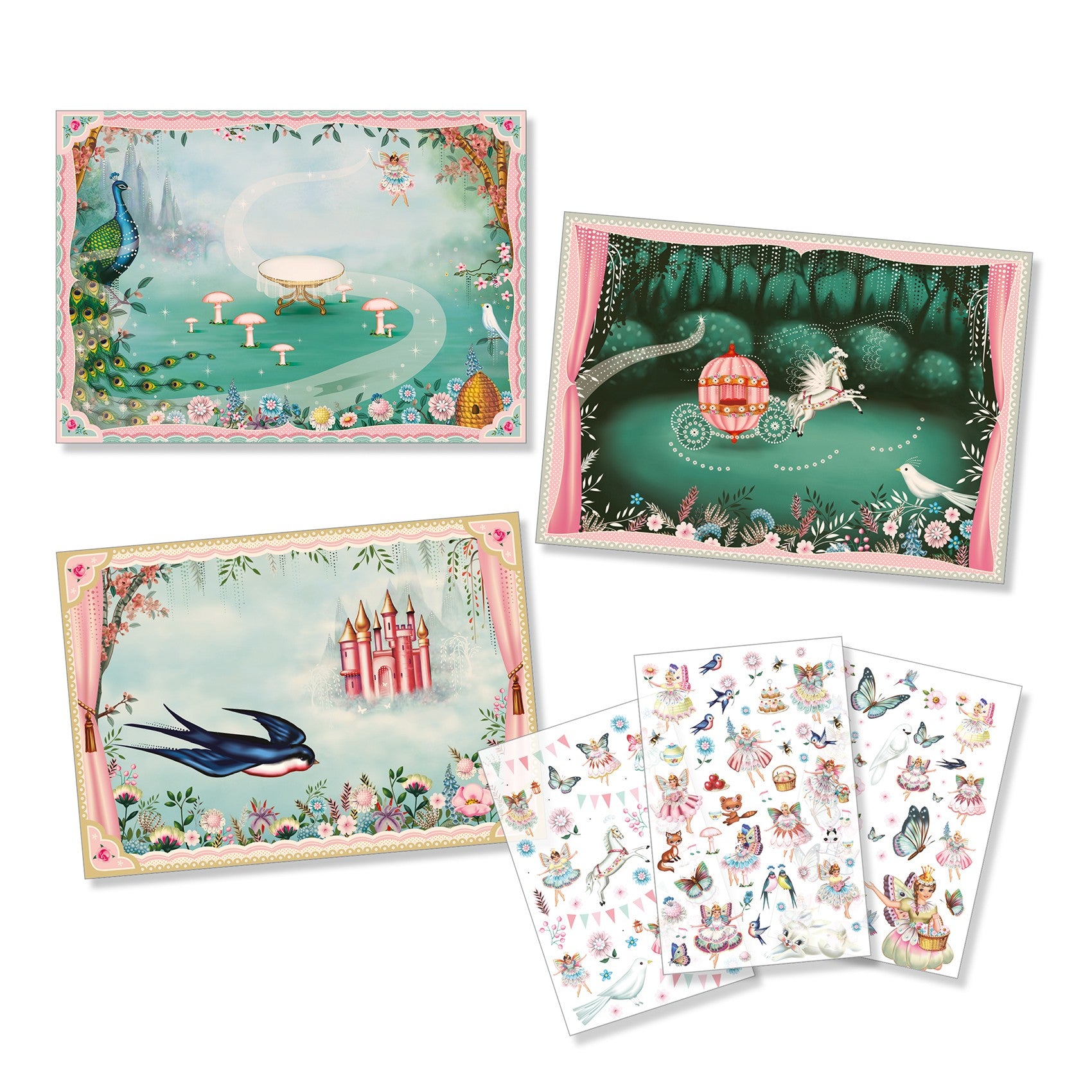 Djeco Kalkomania dla dzieci W krainie bajek - 4kidspoint.pl
