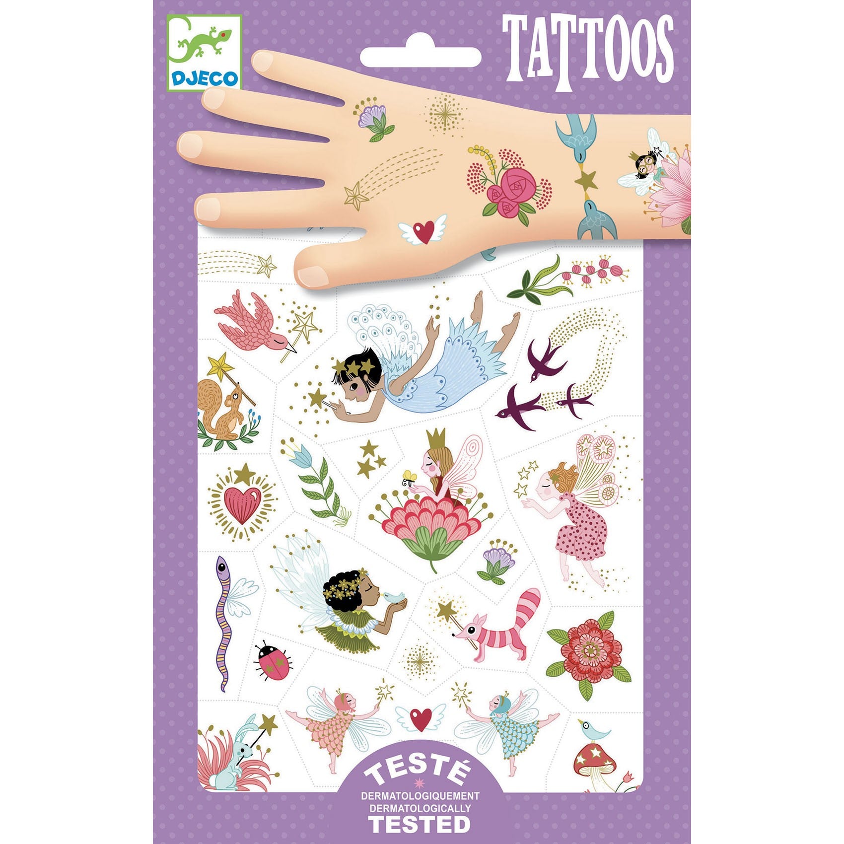 Djeco Tatuaże Przyjaciele wróżki - 4kidspoint.pl