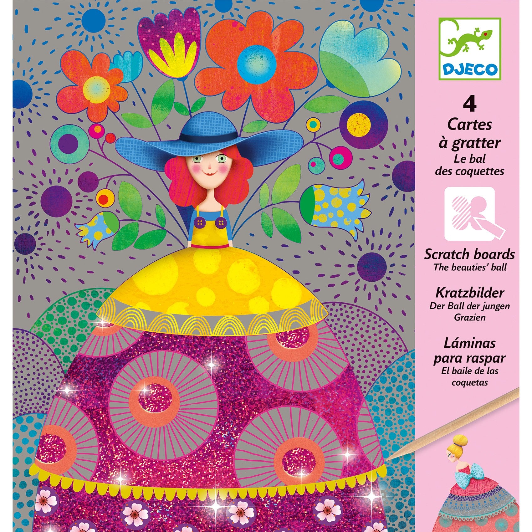 Djeco Wydrapywanka Bal piękności - 4kidspoint.pl