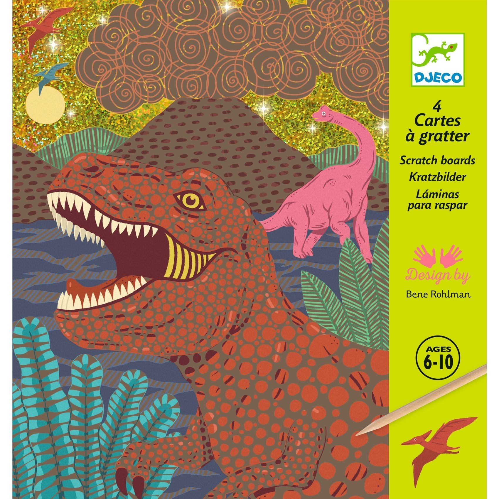 Djeco Wydrapywanka Dinozaury - 4kidspoint.pl