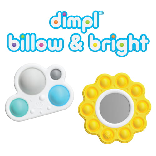 Fat Brain Toys Bąbelki Dimpl Słoneczko i Chmurka