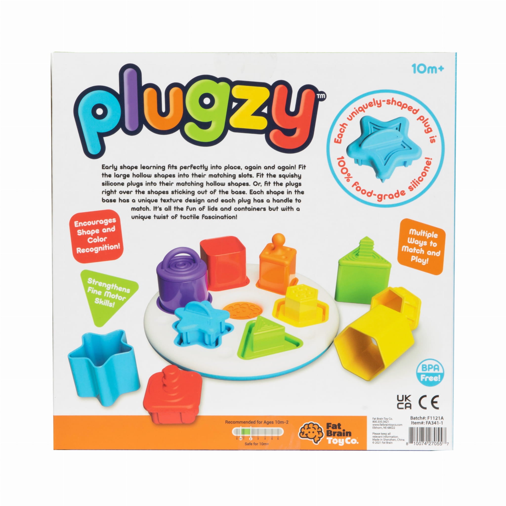 Fat Brain Toys Sorter dla dziecka Plugzy
