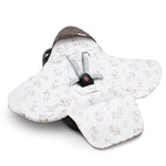 YOSOY Kocyk do fotelika samochodowego Olives