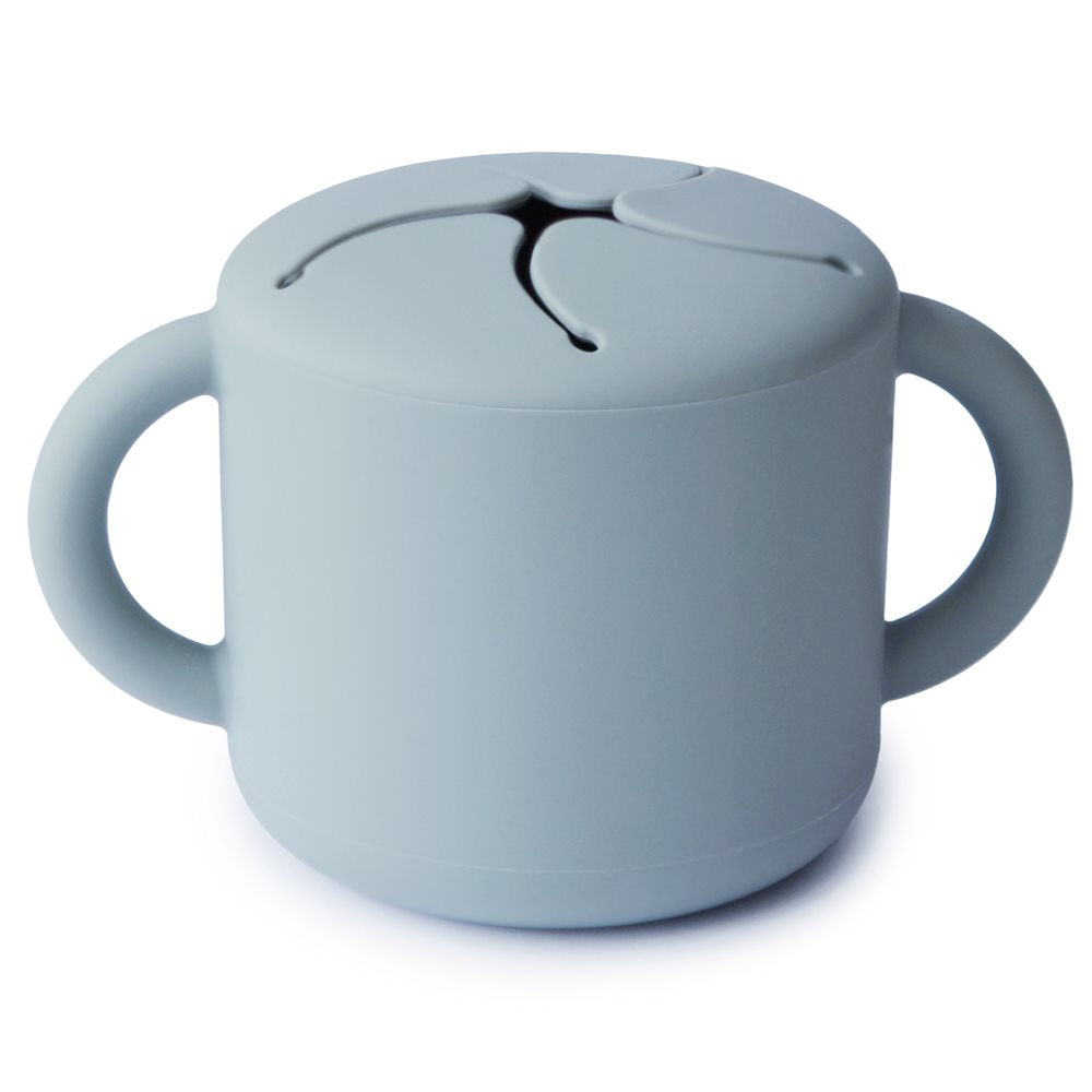 Mushie Kubek niewysypek na przekąski Powder Blue