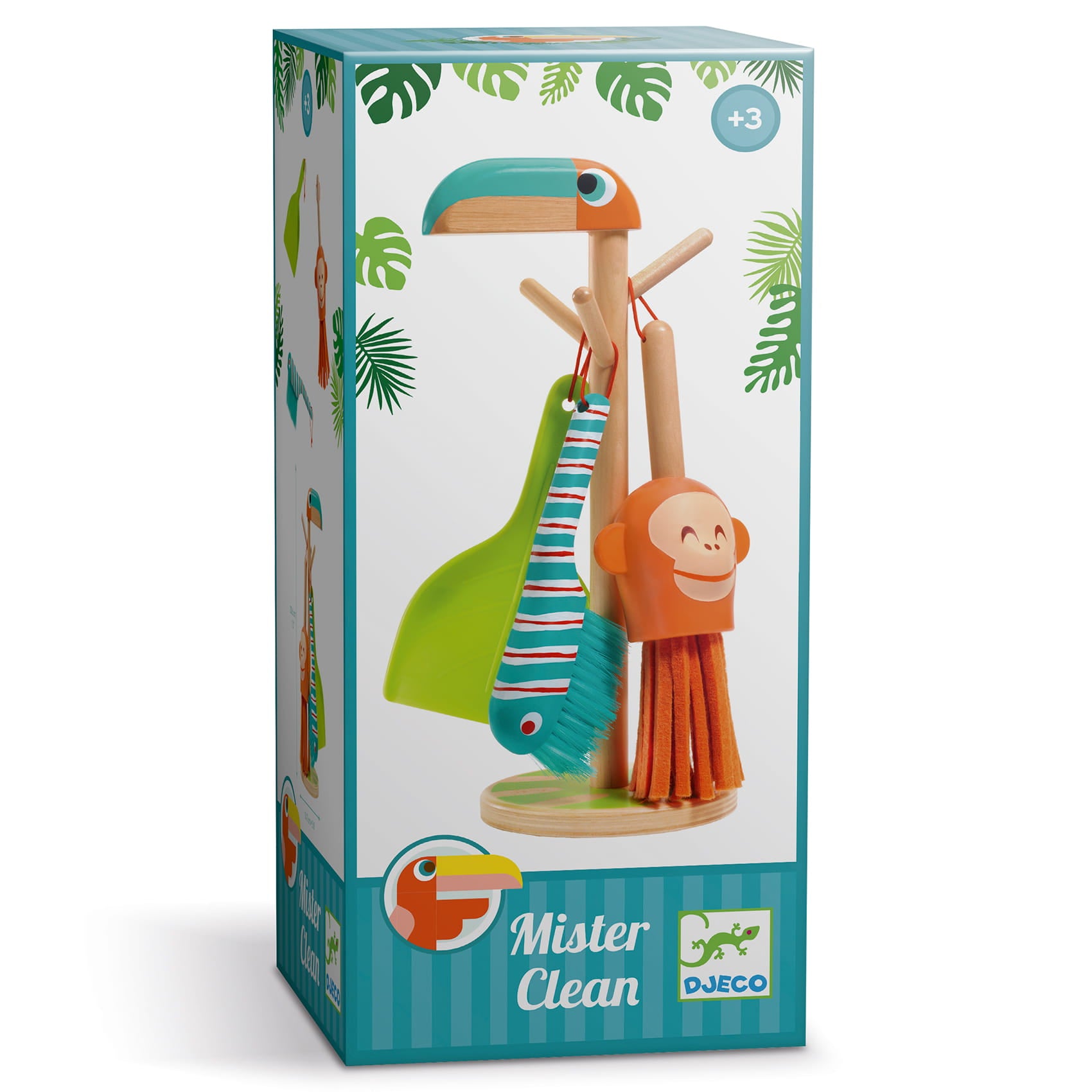 Djeco Drewniany zestaw do sprzątania Mister Clean - 4kidspoint.pl