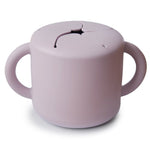 Mushie Kubek niewysypek na przekąski Soft Lilac