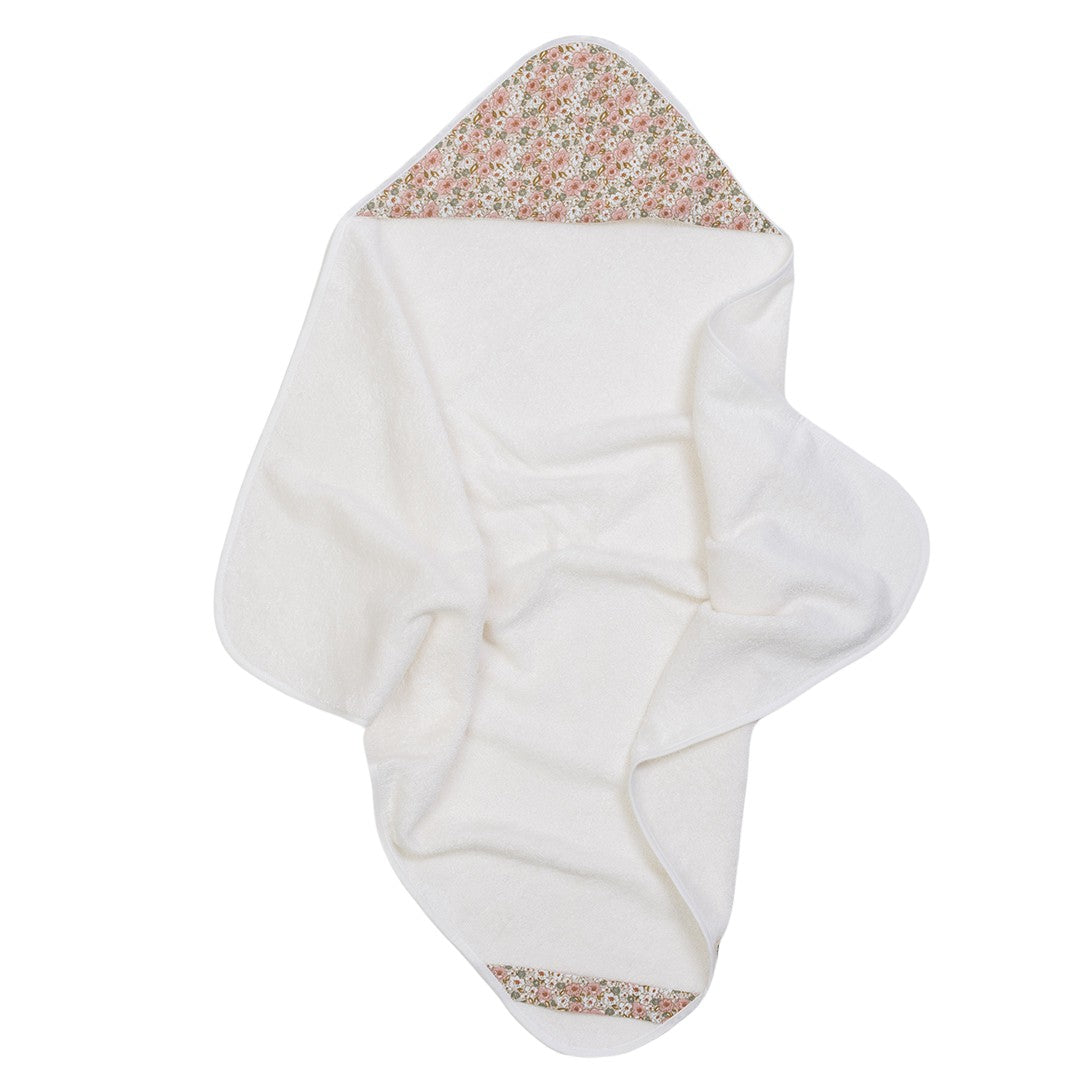 Bim Bla Bambusowy ręcznik dla niemowlaka z kapturkiem Amelie Rose