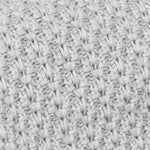 Memi Bambusowy kocyk light grey chain 80x100 cm