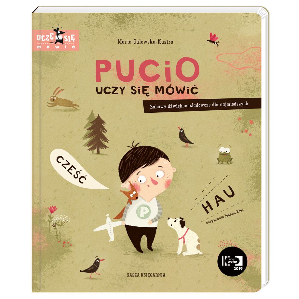 Nasza Księgarnia Książka dla dzieci Pucio uczy się mówić
