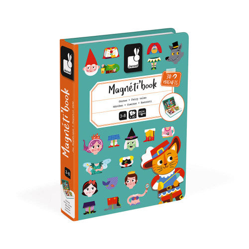 Janod Magnetyczna układanka Magnetibook Świat baśni - 4kidspoint.pl
