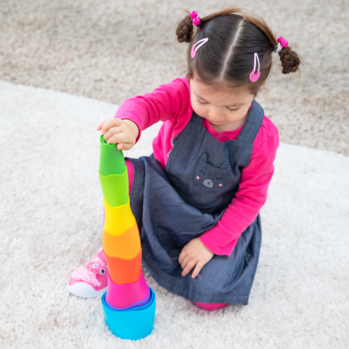 Fat Brain Toys Wieża Spiroku Układanka dla dzieci