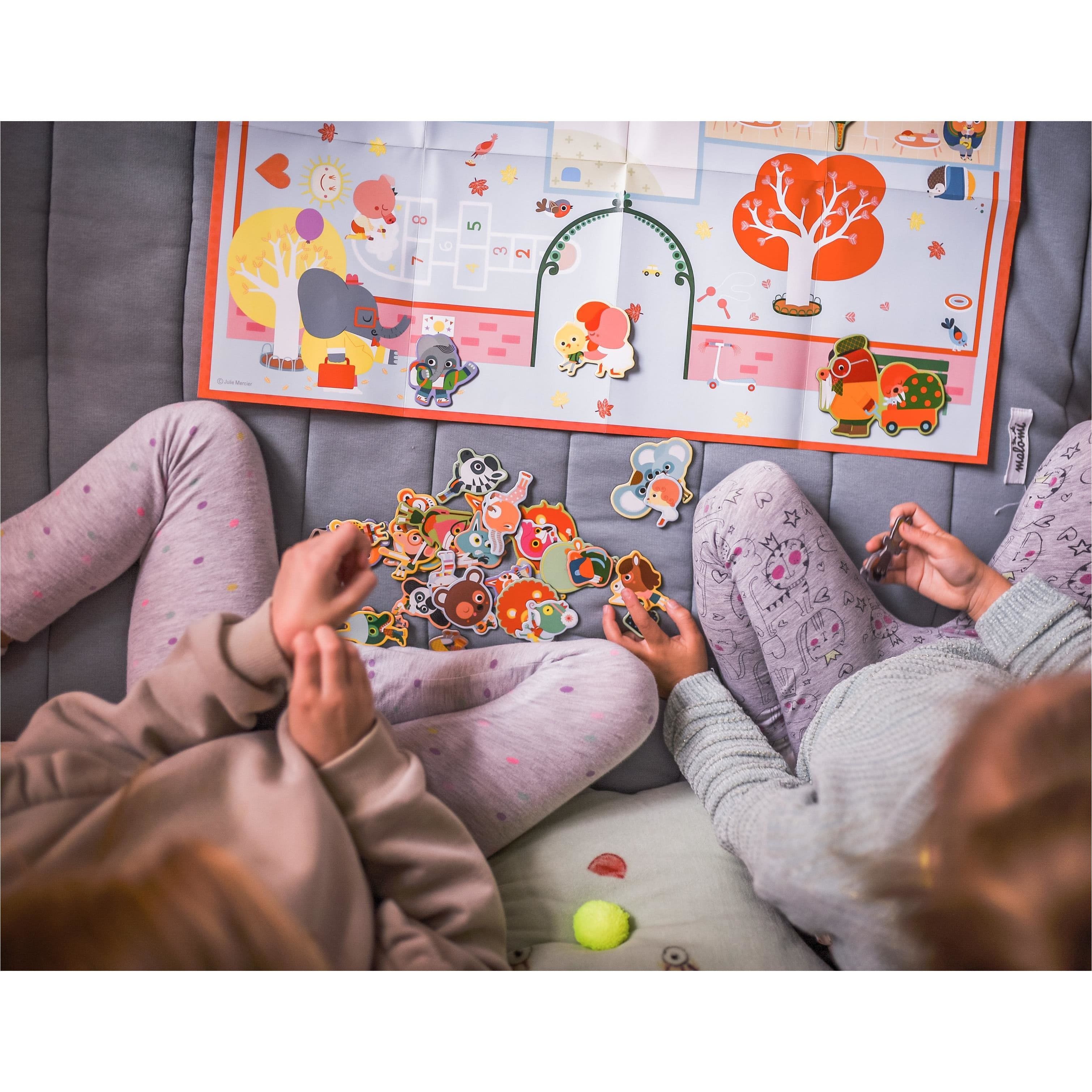 Auzou Magnesy puzzle magnetyczne W szkole 40 elem. - 4kidspoint.pl