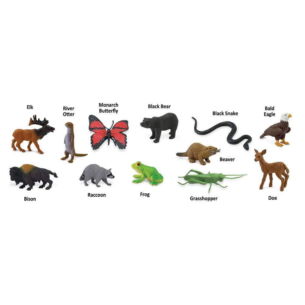 Safari Ltd Zestaw figurek Montessori Zwierzęta Leśne
