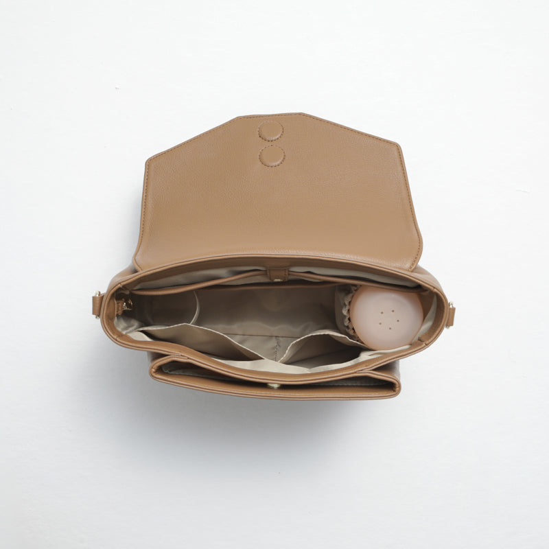 JOISSY Torebka dla Mamy i organizer do wózka 2w1 MIDI blush beige