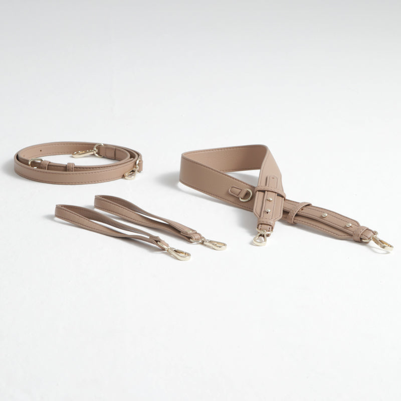 JOISSY Torebka dla Mamy i organizer do wózka 2w1 MIDI blush beige