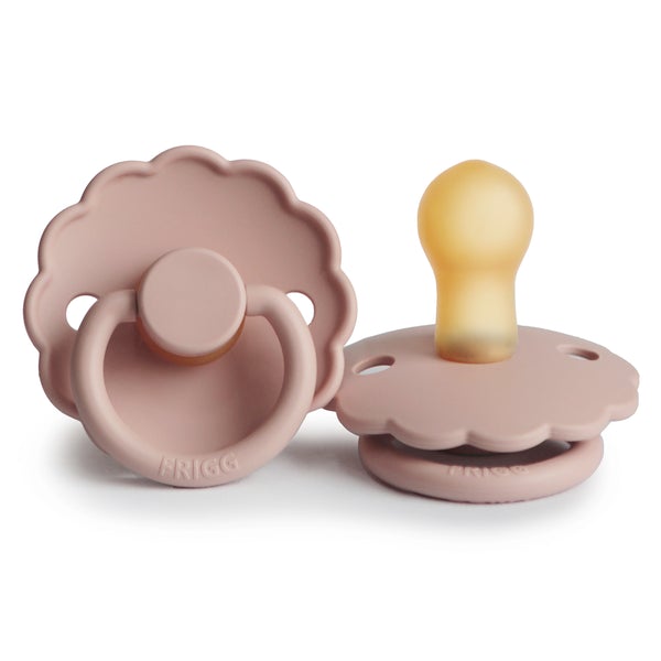 Frigg Smoczek kauczukowy okrągły Daisy Blush 0+ - 4kidspoint.pl