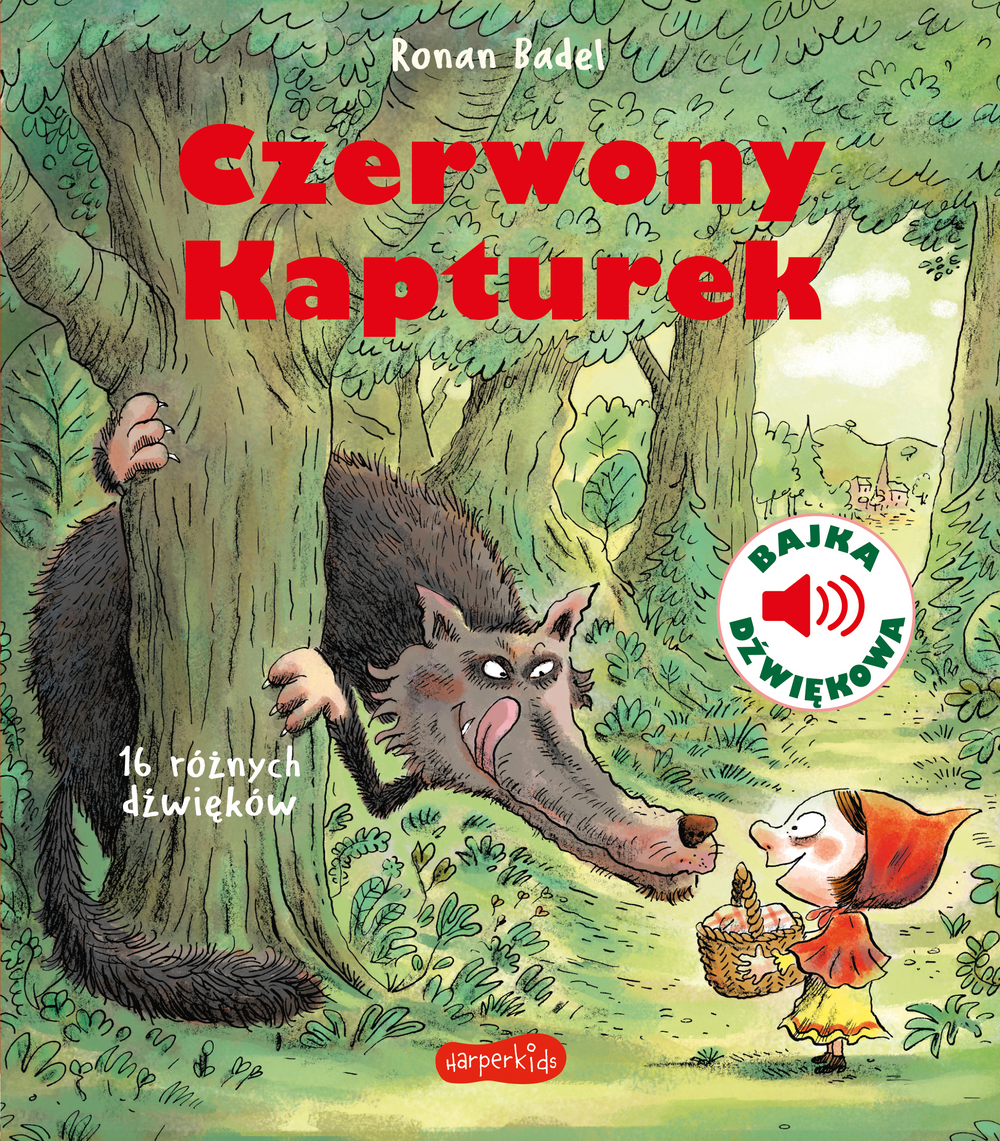 Wydawnictwo Harperkids Czerwony Kapturek Bajka dźwiękowa