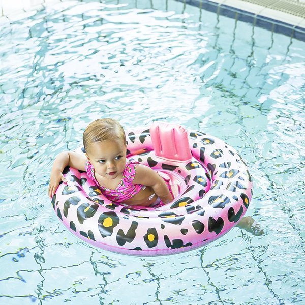 The Swim Essentials Kółko do pływania dla niemowląt Panterka Róż