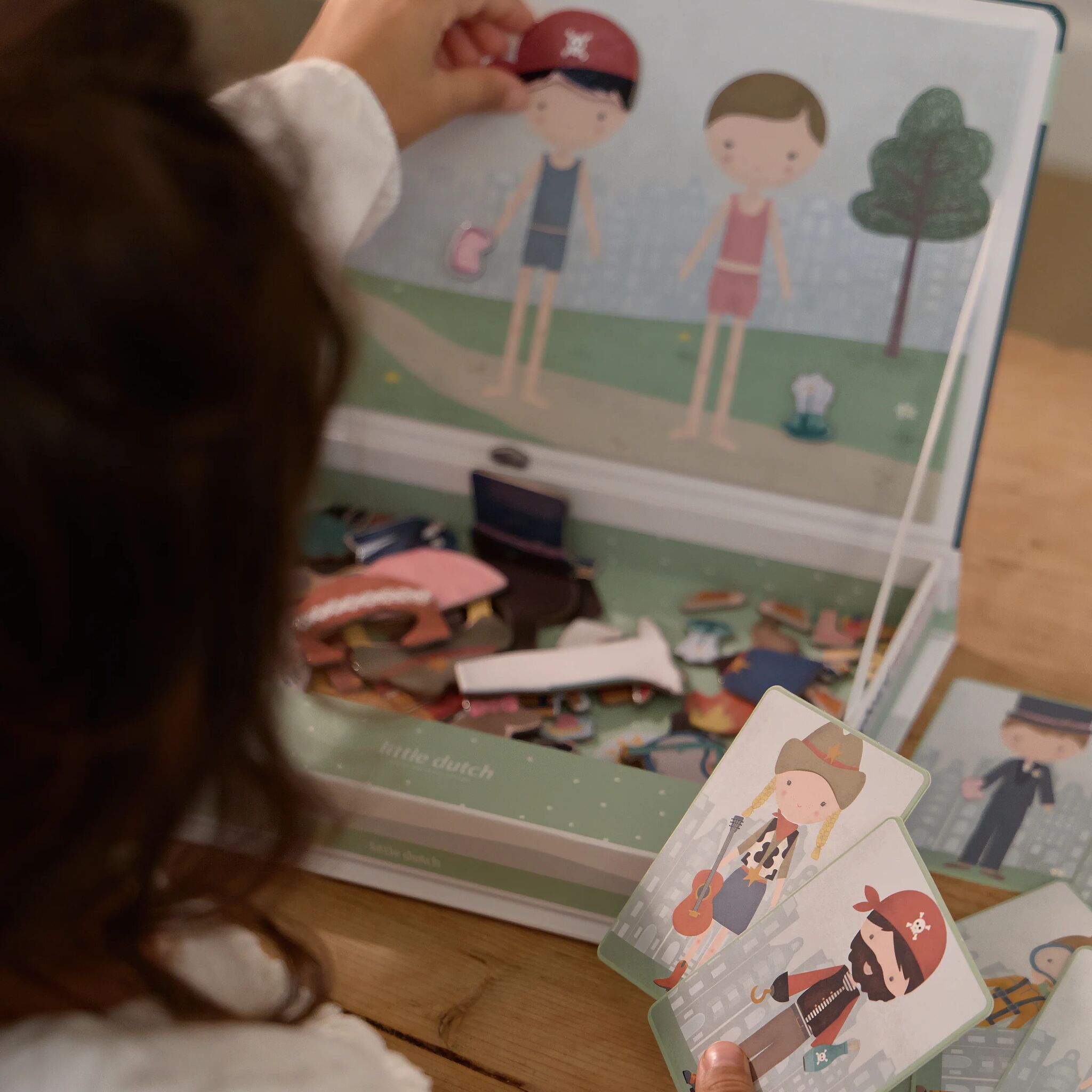 Little Dutch Magnesy dla dzieci Rosa & Jim