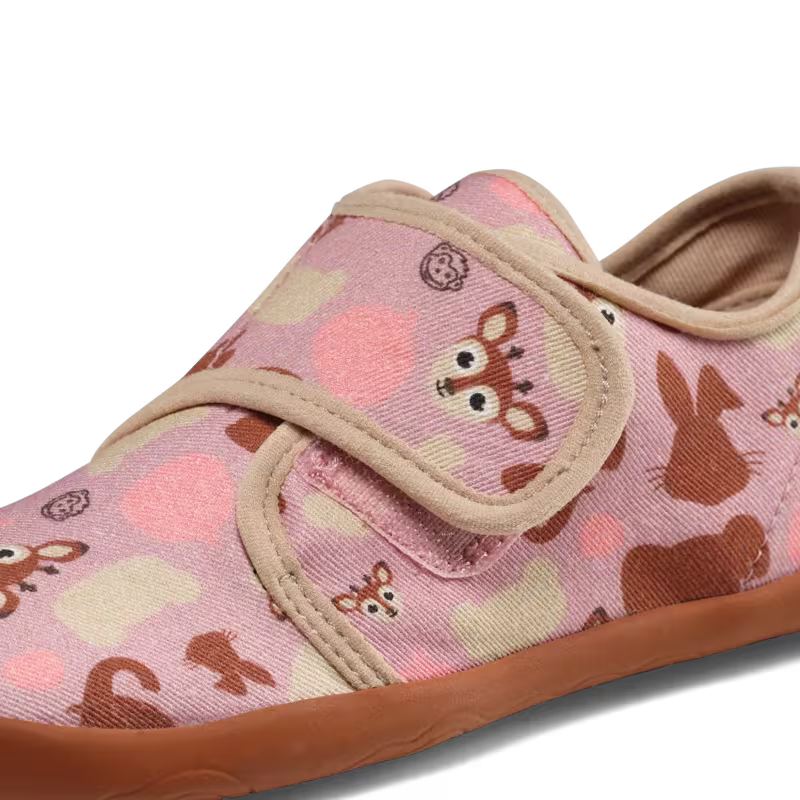 Affenzahn Kapcie dziecięce do przedszkola bawełniane Movy Deer
