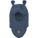 Mikk Line Kominiarka wełniana z uszkami Wool Fullface Blue Melange