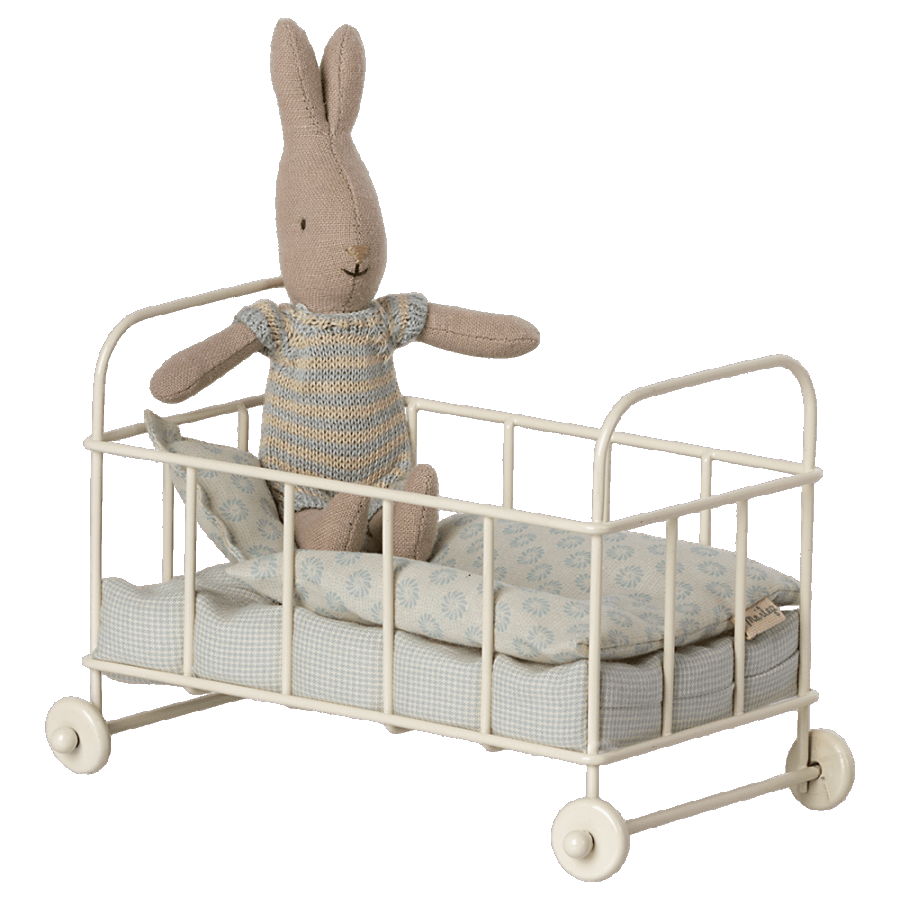 Maileg Łóżko dziecięce Micro Niebieski