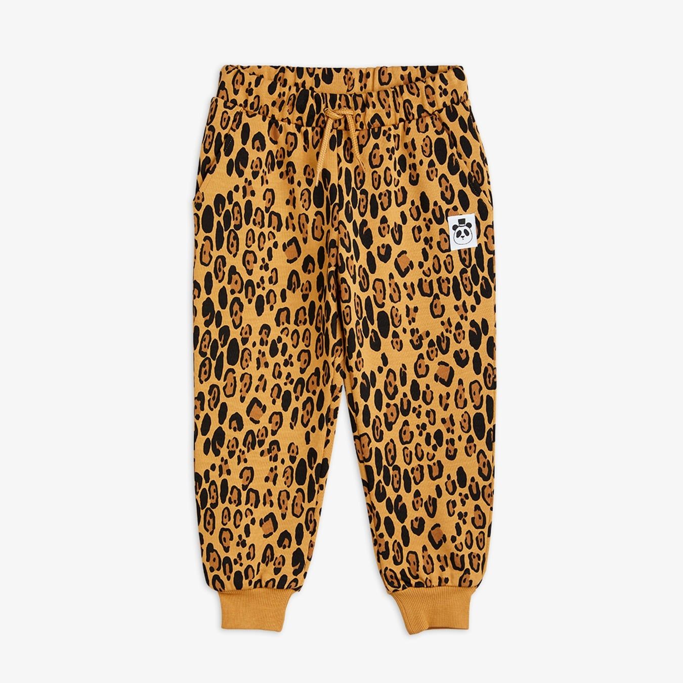 Mini Rodini Spodnie dziecięce Basic Leopard Beige