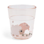 Done by Deer Kubek dla Dziecka Glass L 220ml Tiny Farm Powder