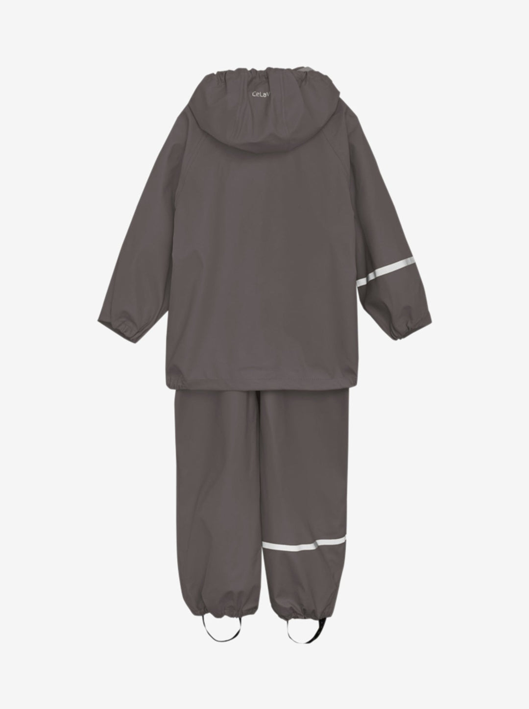 Celavi Spodnie przeciwdeszczowe dla dzieci kurtka przeciwdeszczowa dziecięca Grey 90 cm