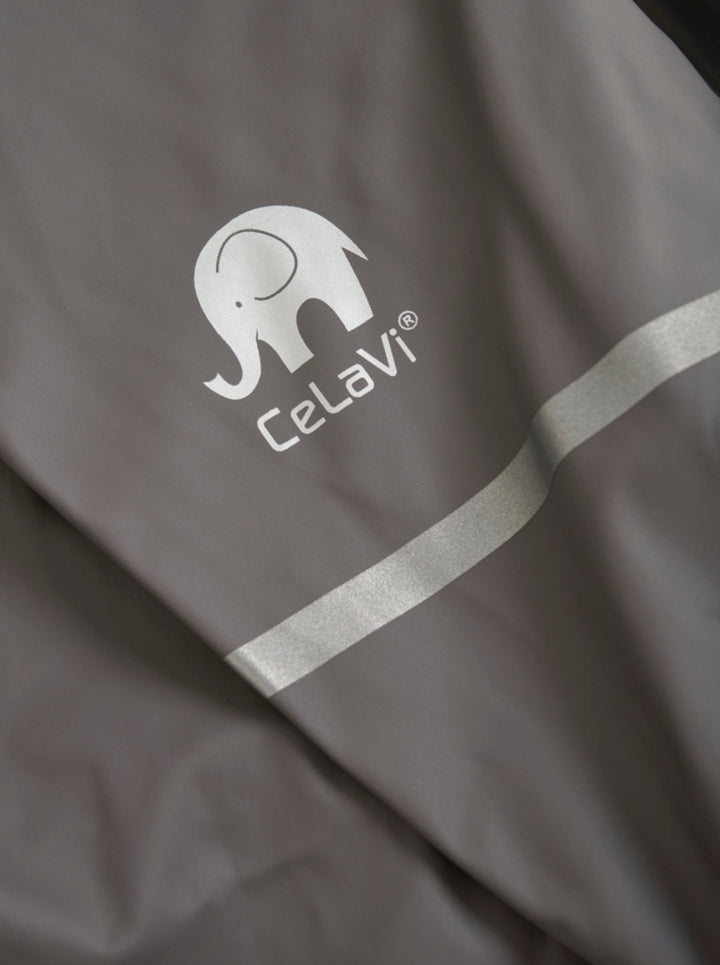 Celavi Spodnie przeciwdeszczowe dla dzieci kurtka przeciwdeszczowa dziecięca Grey 100 cm