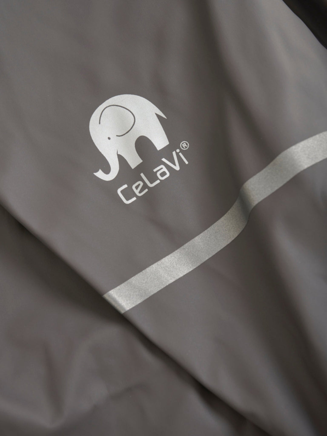 Celavi Spodnie przeciwdeszczowe dla dzieci kurtka przeciwdeszczowa dziecięca Grey 110 cm