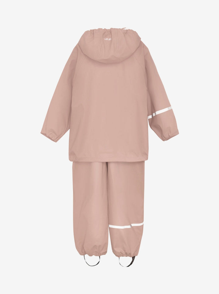 Celavi Spodnie przeciwdeszczowe dla dzieci kurtka przeciwdeszczowa dziecięca Misty Rose 110 cm