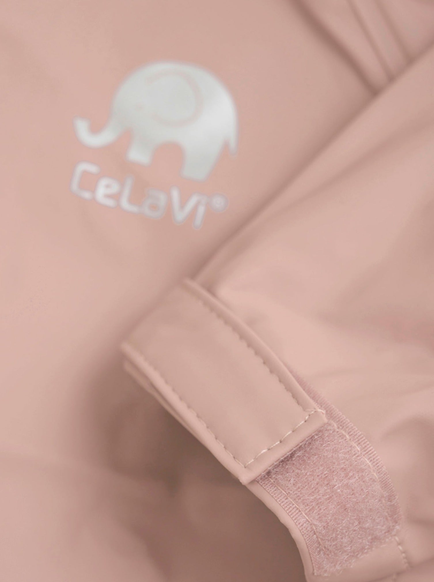 Celavi Spodnie przeciwdeszczowe dla dzieci kurtka przeciwdeszczowa dziecięca Misty Rose 90 cm
