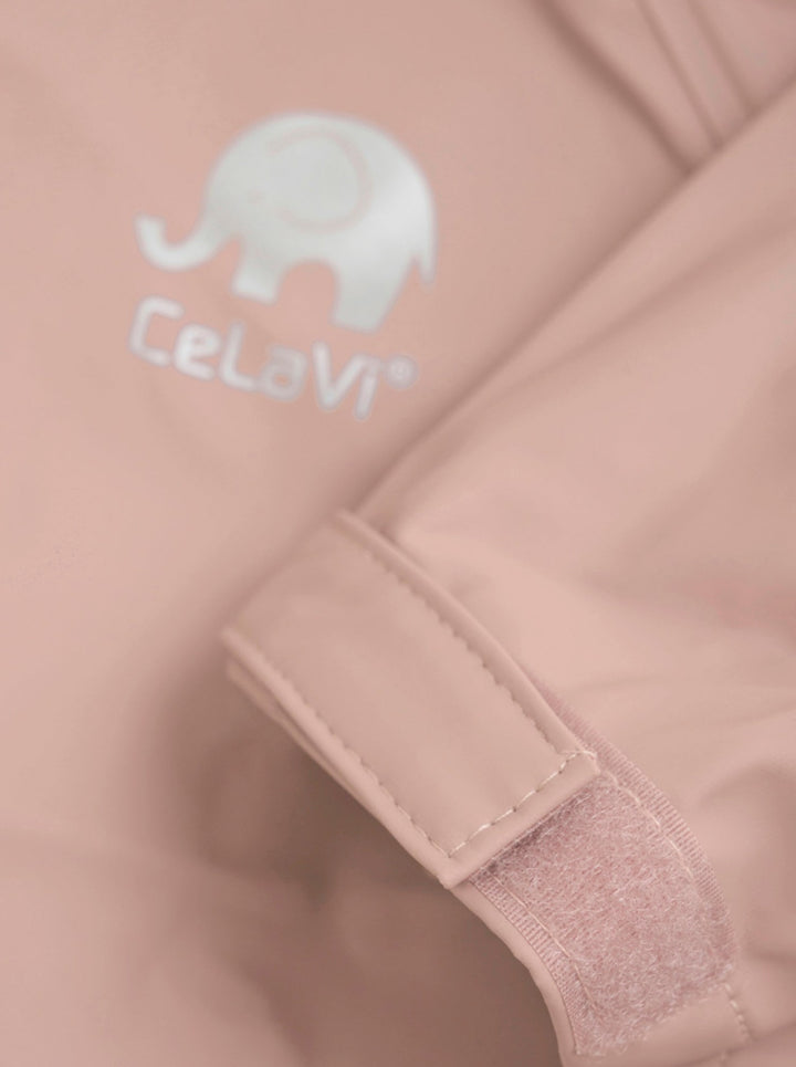 Celavi Spodnie przeciwdeszczowe dla dzieci kurtka przeciwdeszczowa dziecięca Misty Rose 100 cm