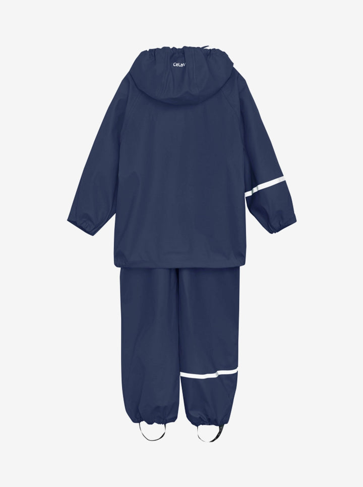 Celavi Spodnie przeciwdeszczowe dla dzieci kurtka przeciwdeszczowa dziecięca Dark Navy 110cm
