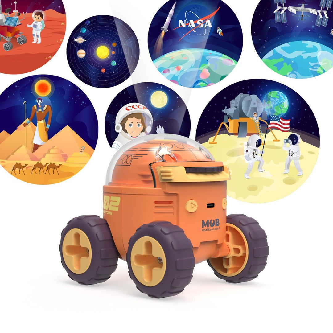 Mobility On Board Projektor dla dzieci Space Rover Explorer History