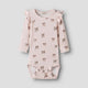 Lil' Atelier Body niemowlęce Slim Silver Peony Bow NBFGAVO
