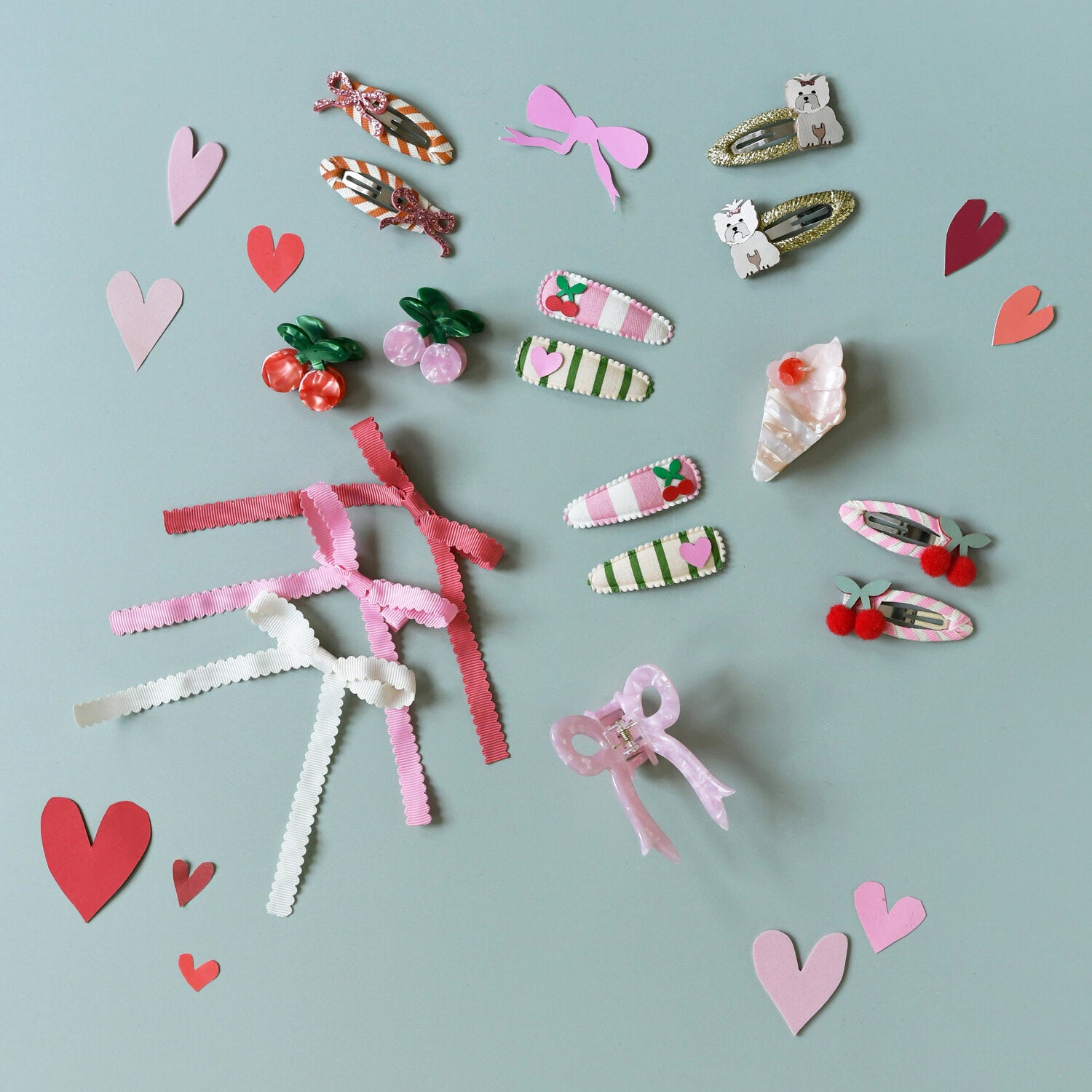 Rockahula Spinki do włosów dla dziewczynki kokardki